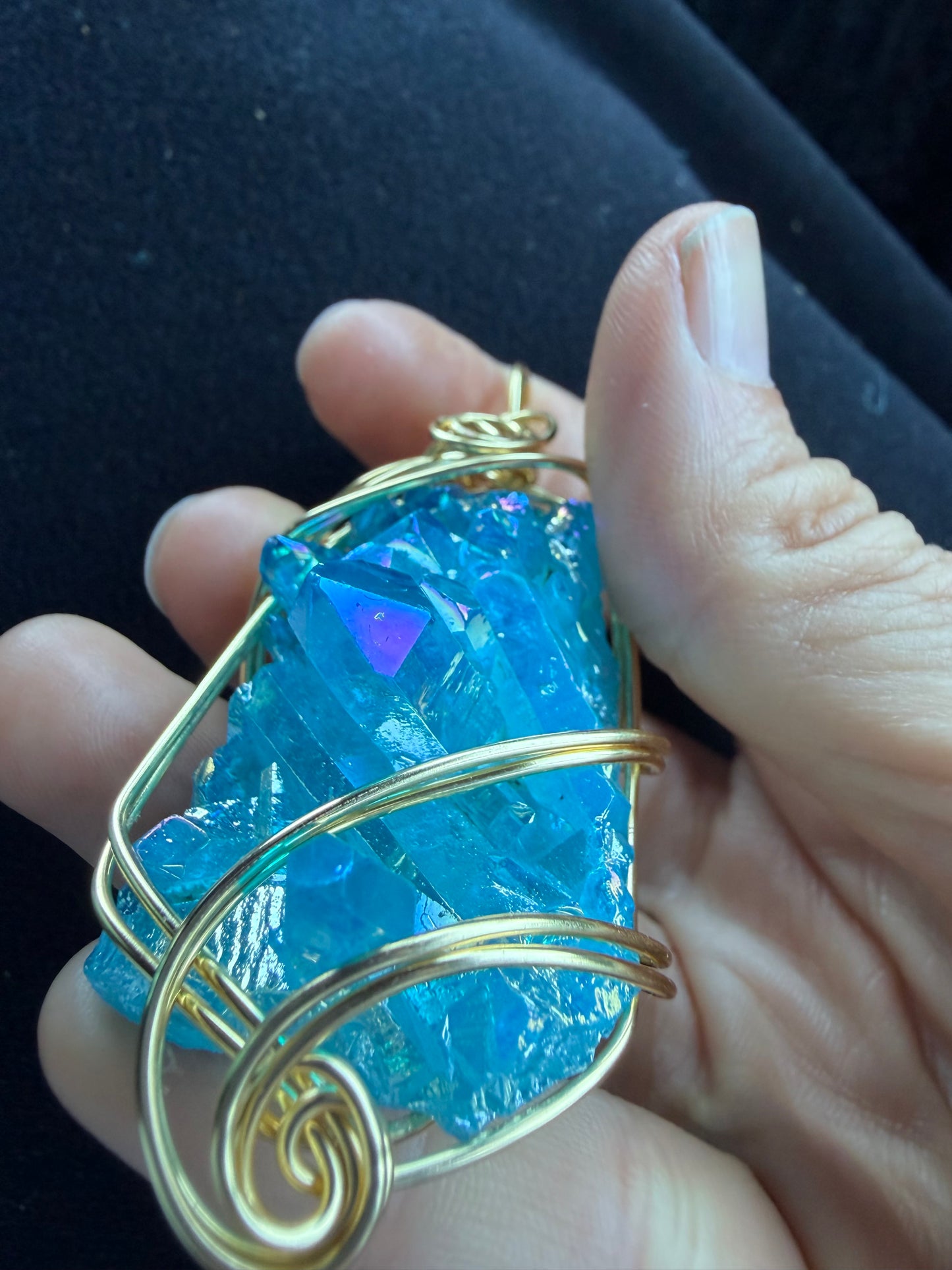 Aqua aura for clarity, calmness and confidence