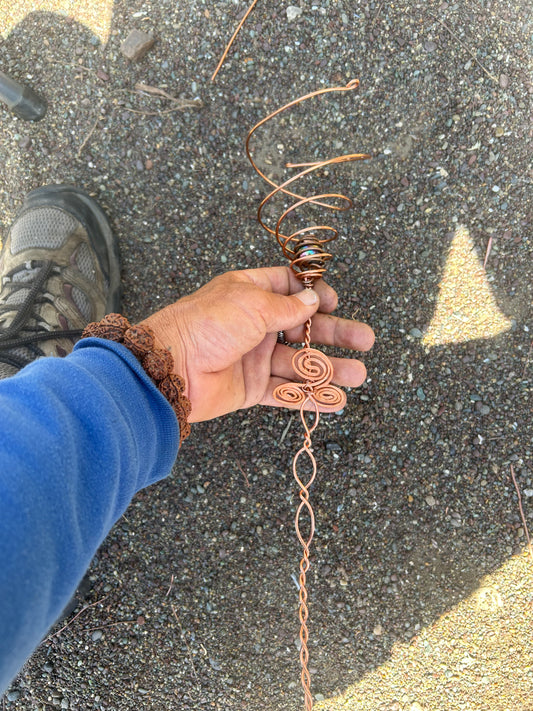 Electro culture plant antenna