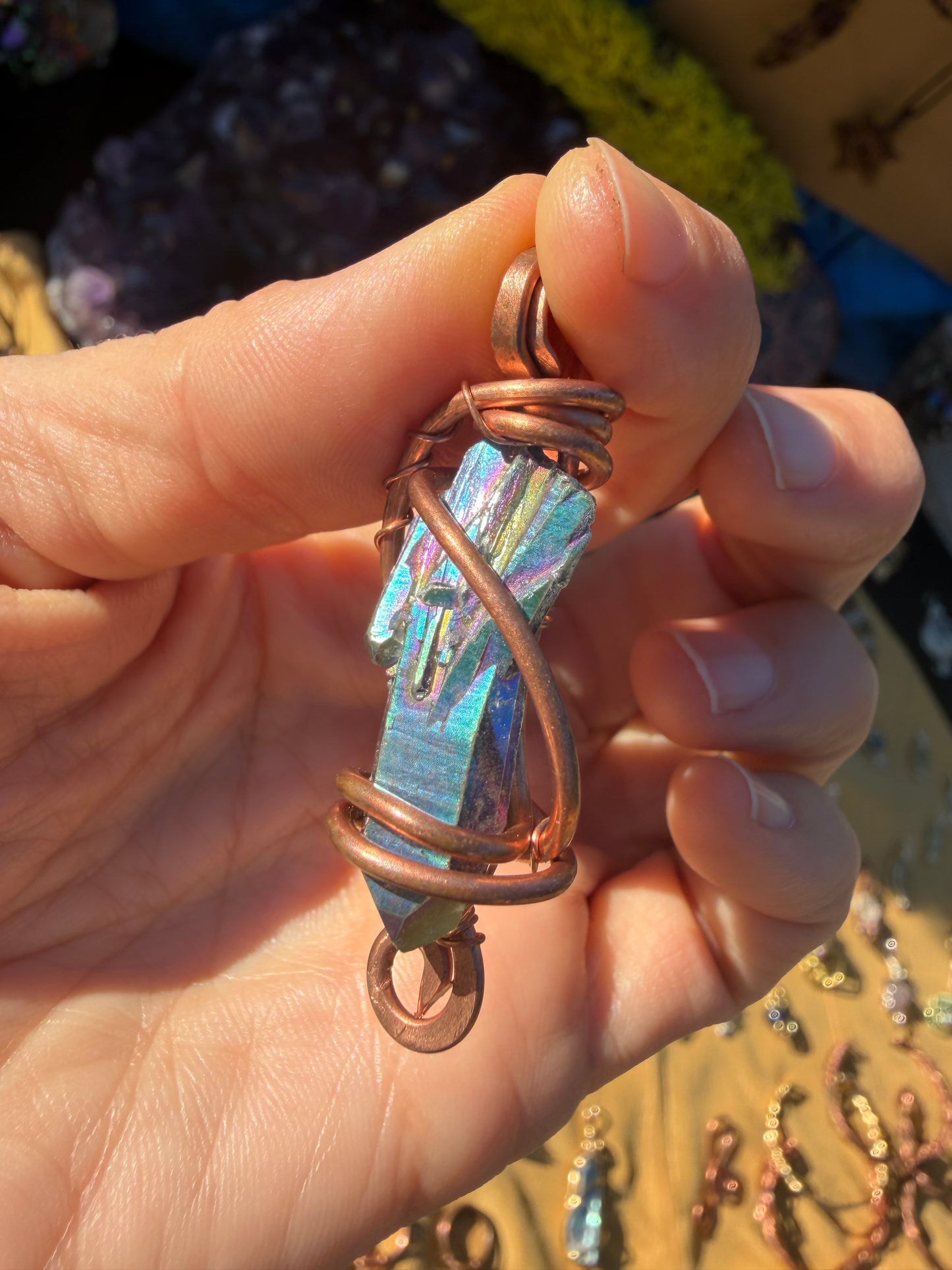 Self-Empowerment Activation-Titanium Quartz necklace