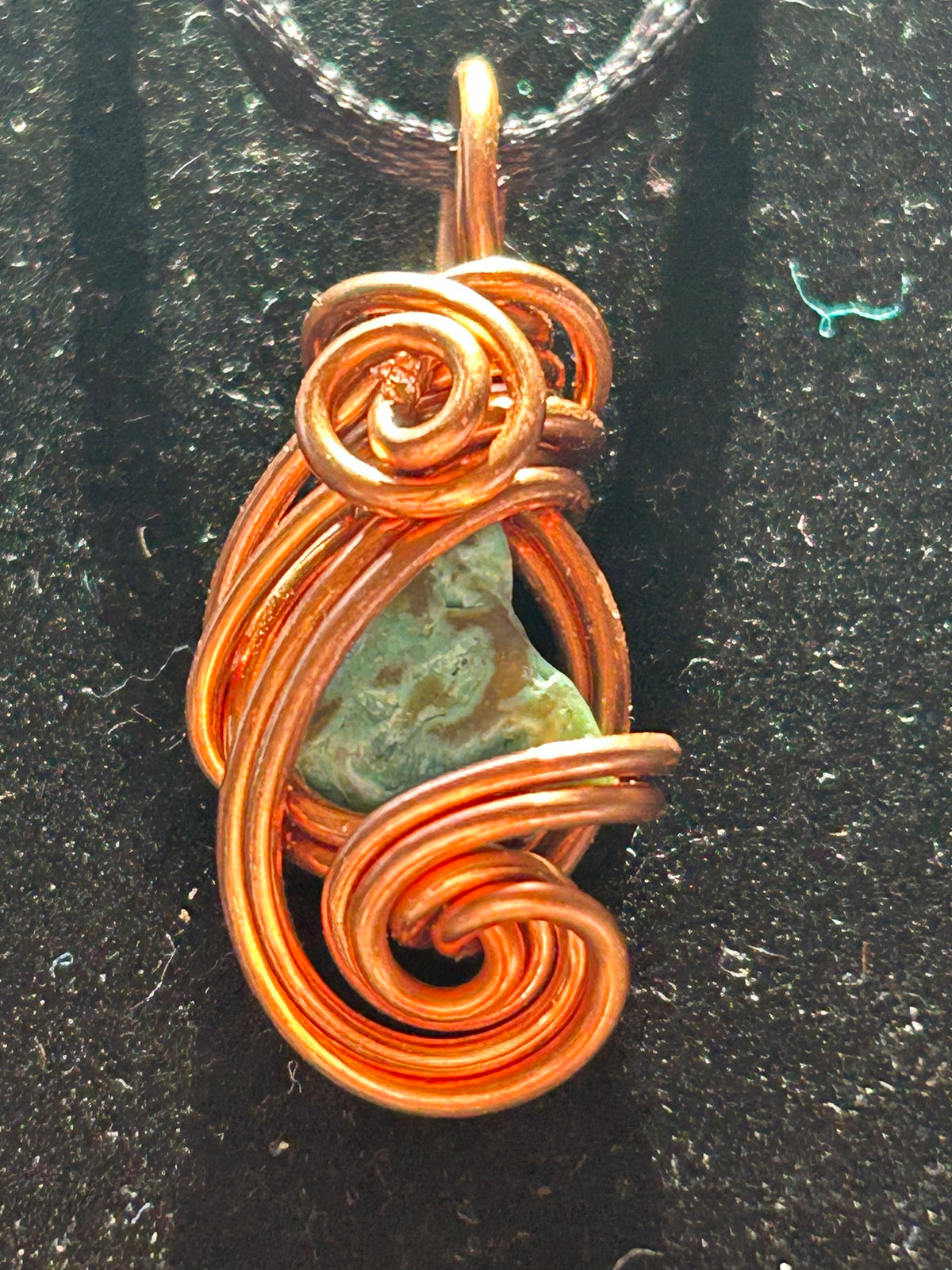 Spiritual guidance in a turquoise stone necklace