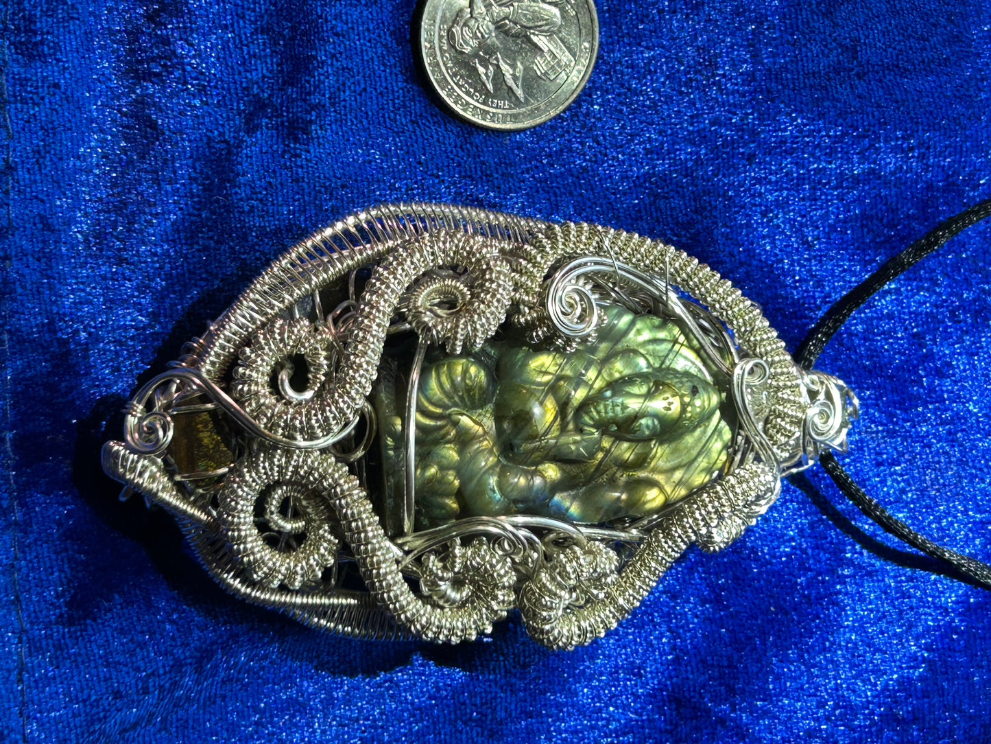 Remover of obstacles Ganesha pendant