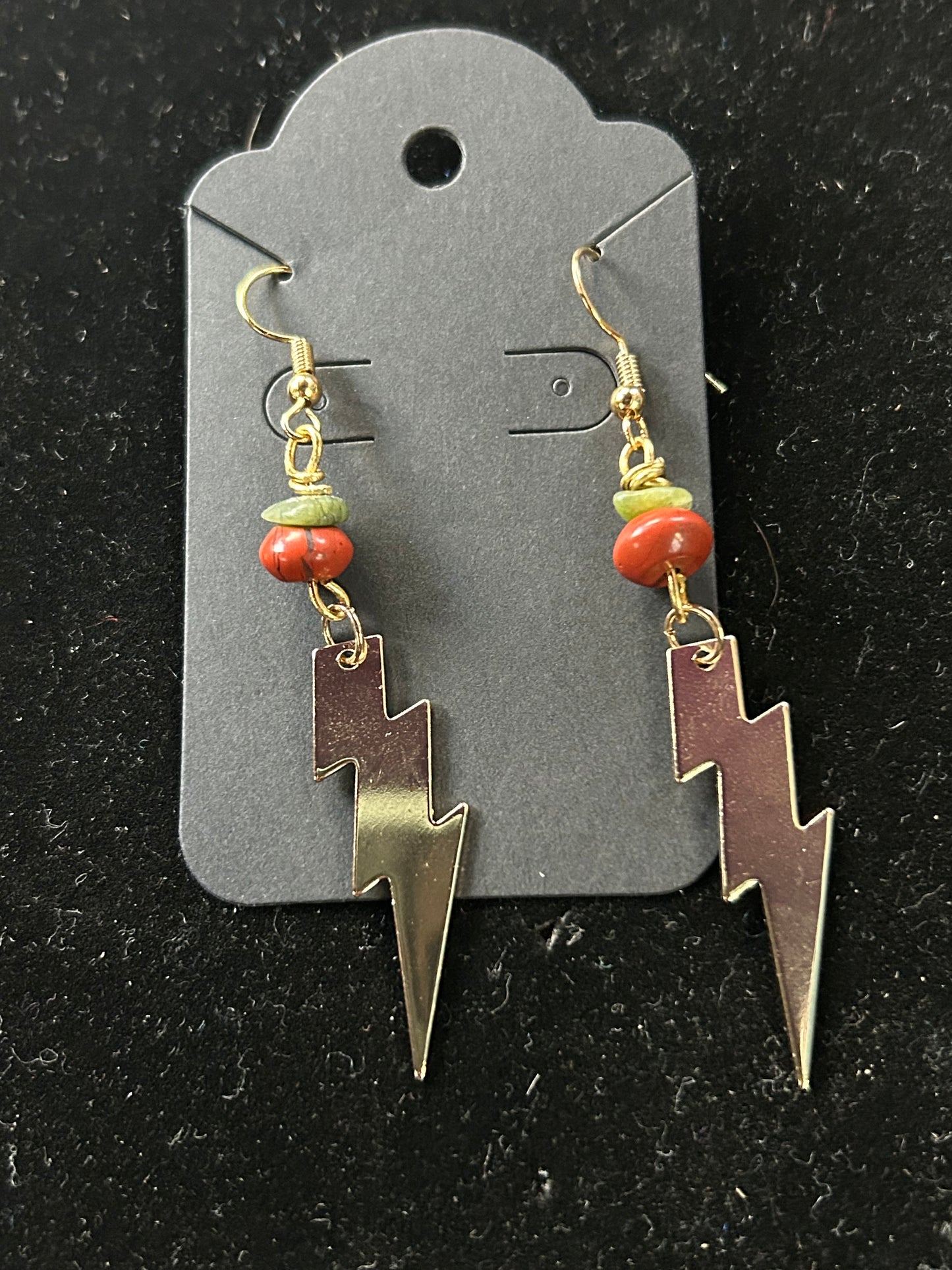 Lightning bolt earrings ￼