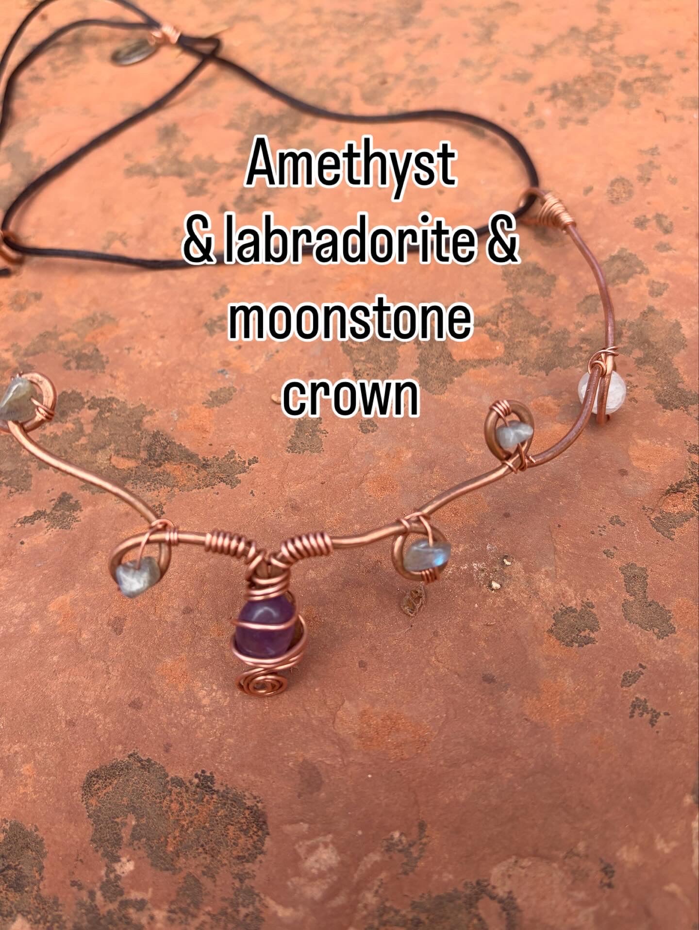 Violet flame, copper, amethyst crown ￼
