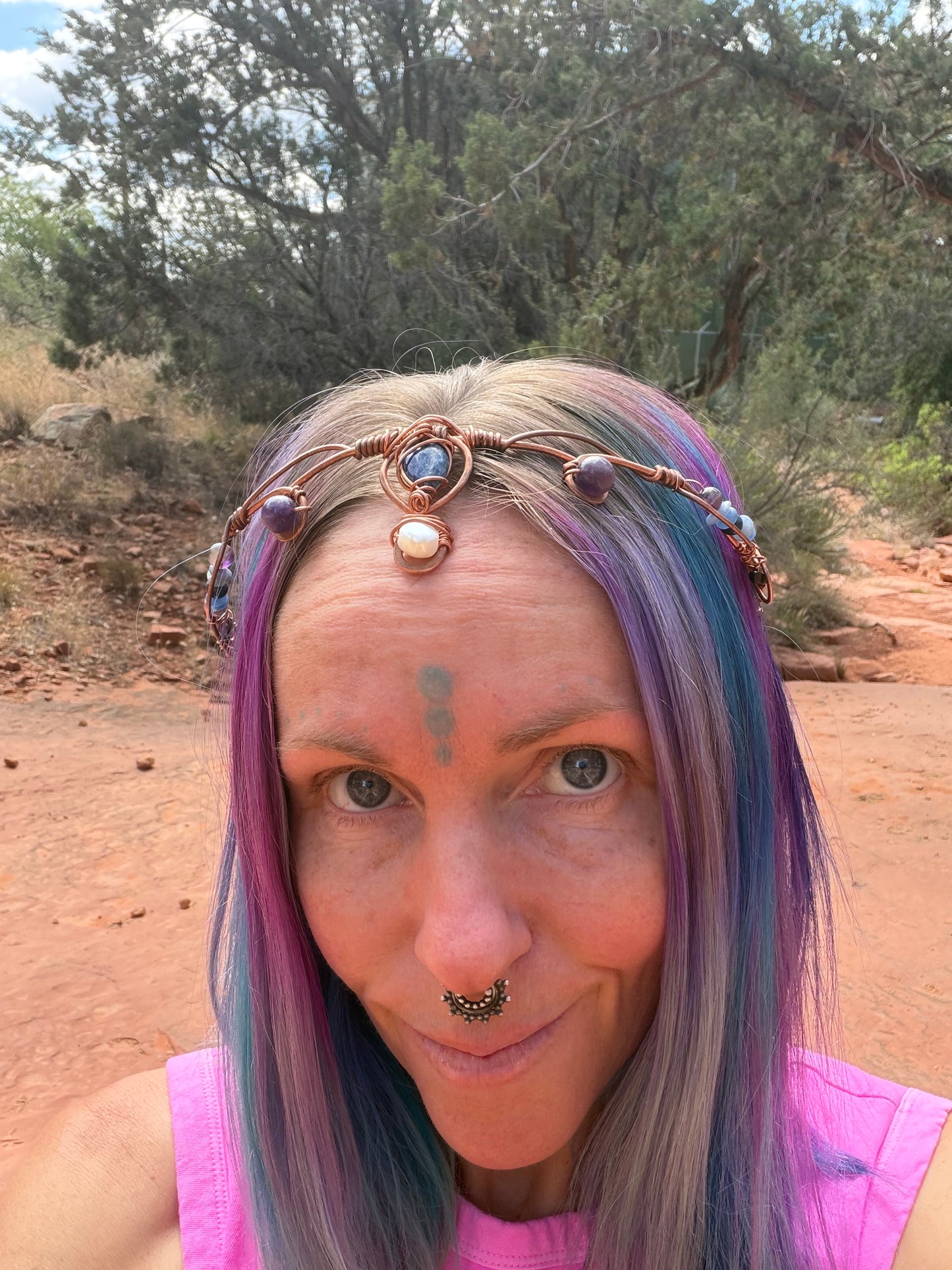 Lumerian copper crown
