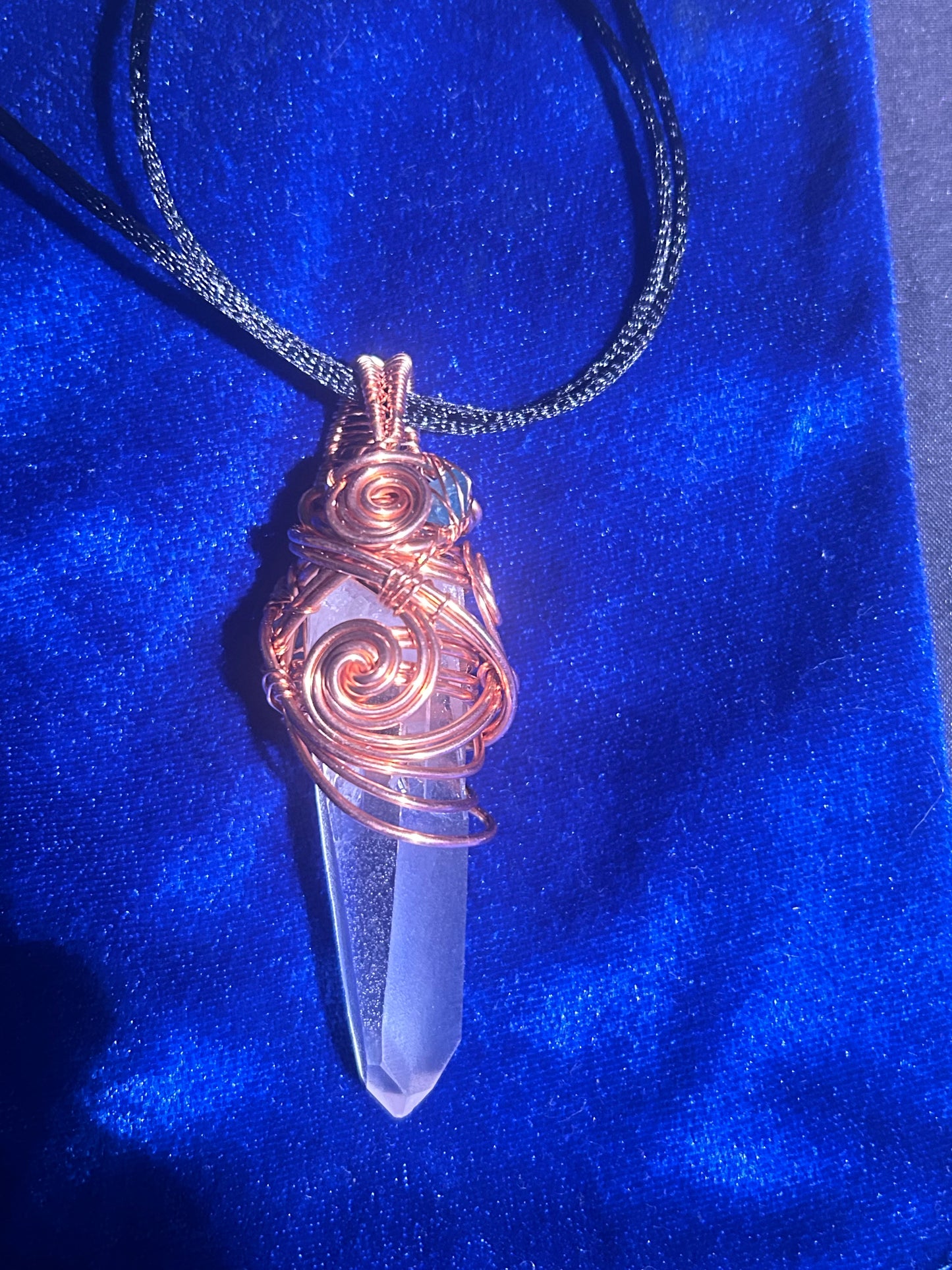 Lemurian quartz wrap