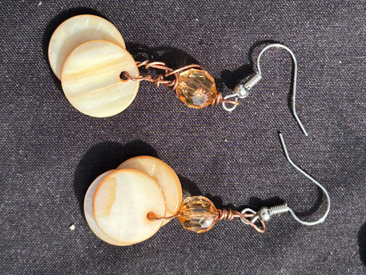 Mother of pearl earrings