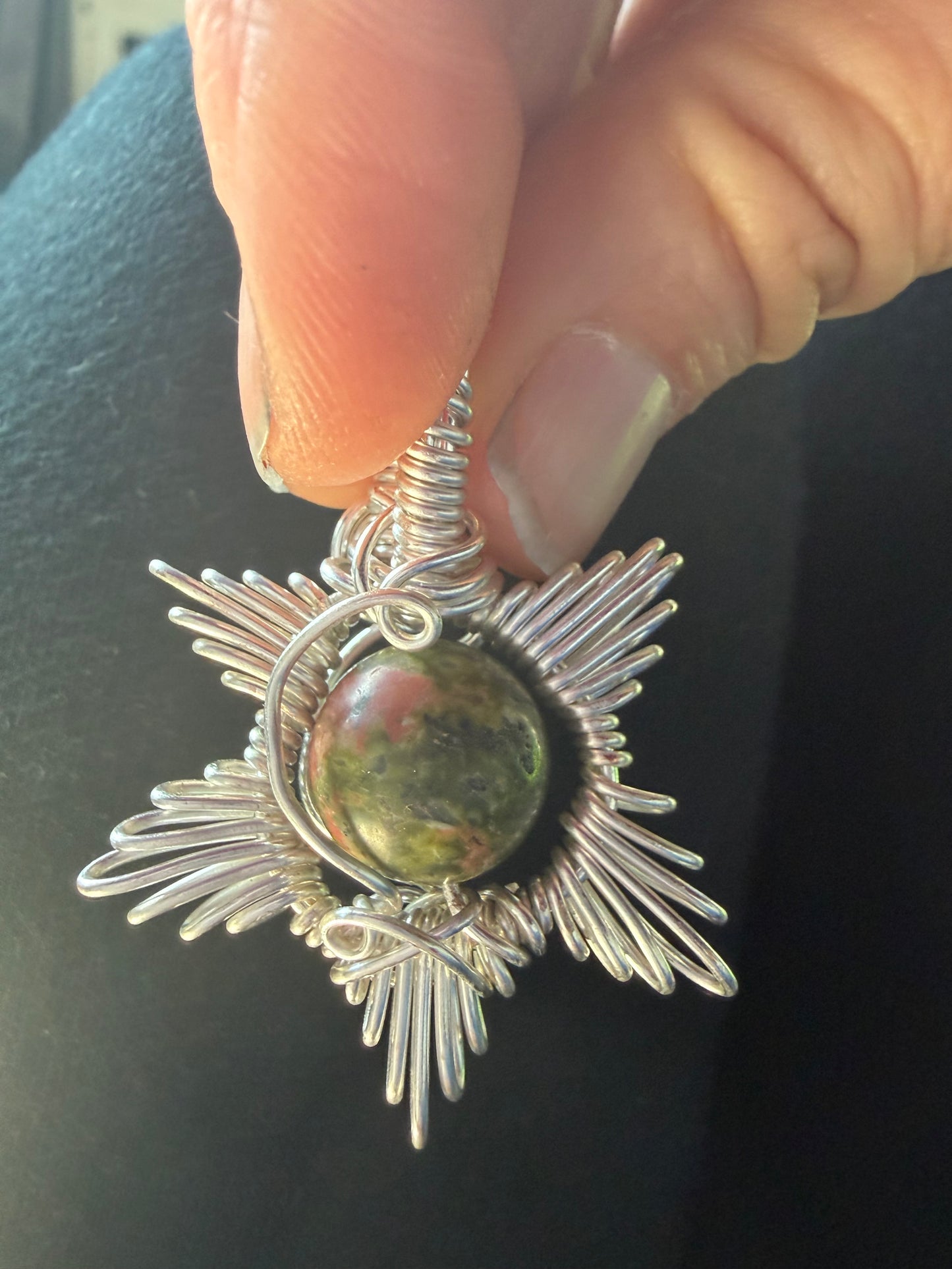 Solar Vitality Jasper Pendant