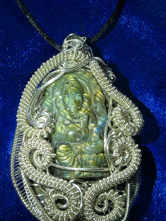 Remover of obstacles Ganesha pendant