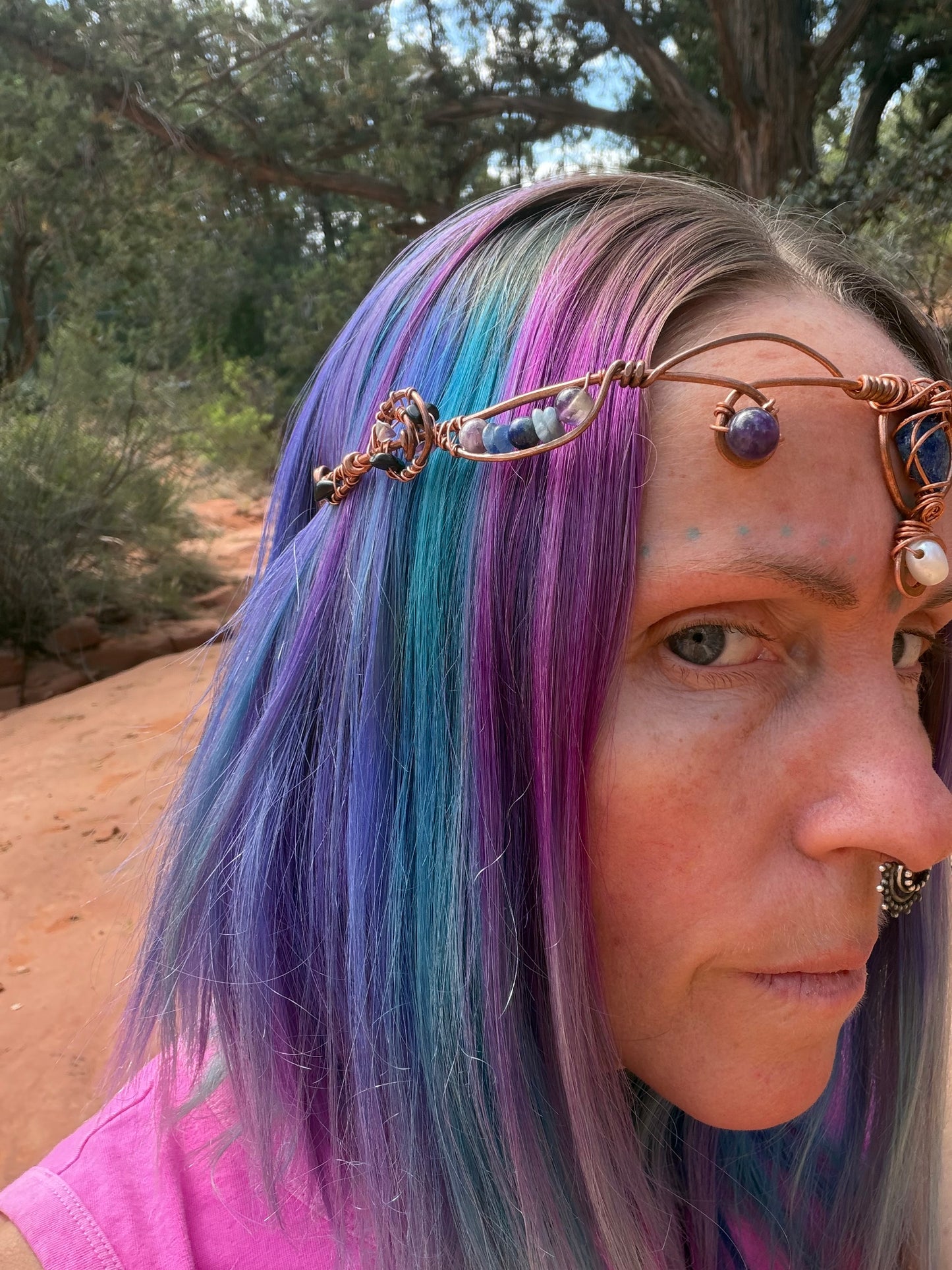 Lumerian copper crown