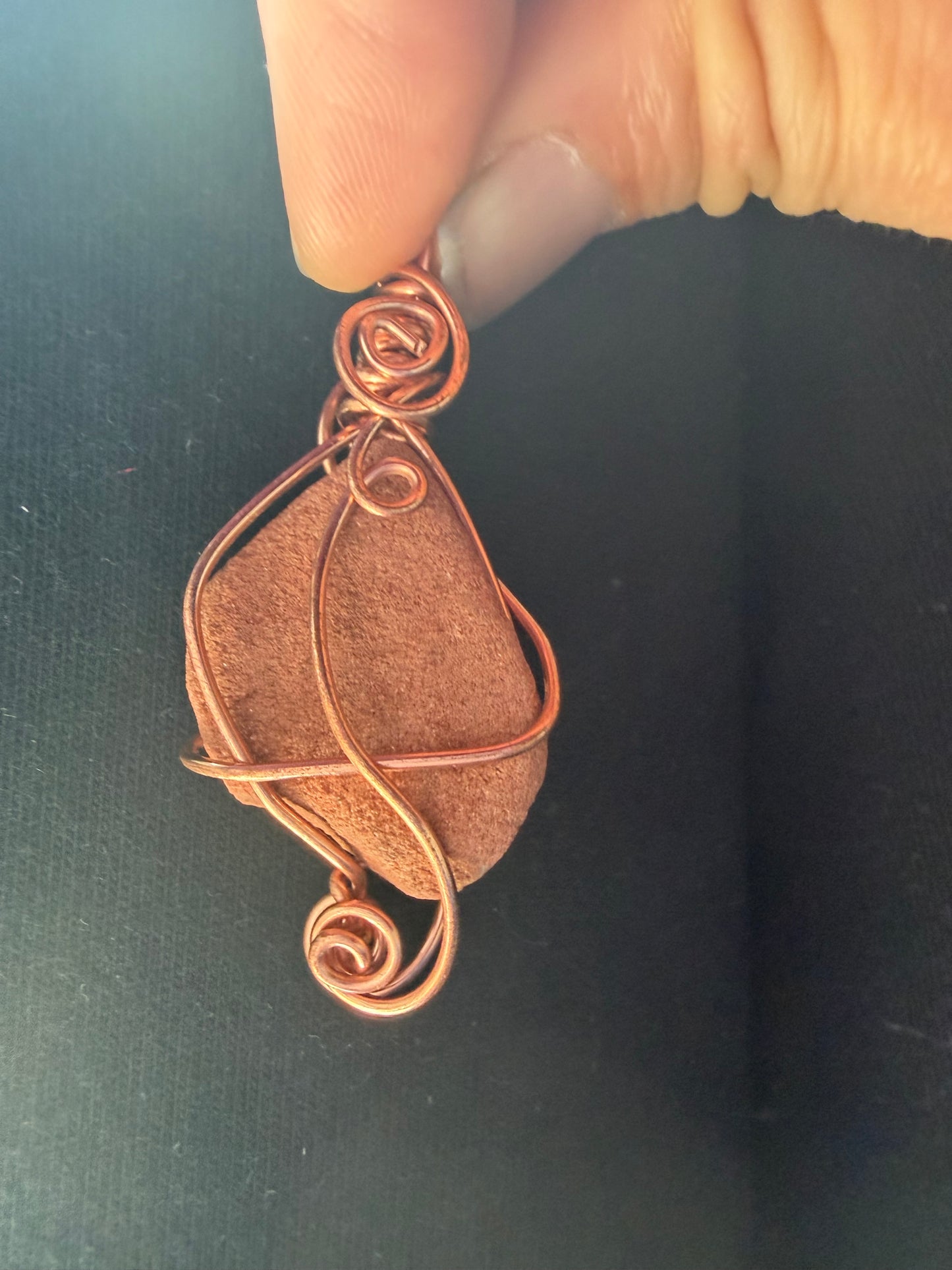 Sedona Red Rock Portal Pendant in copper