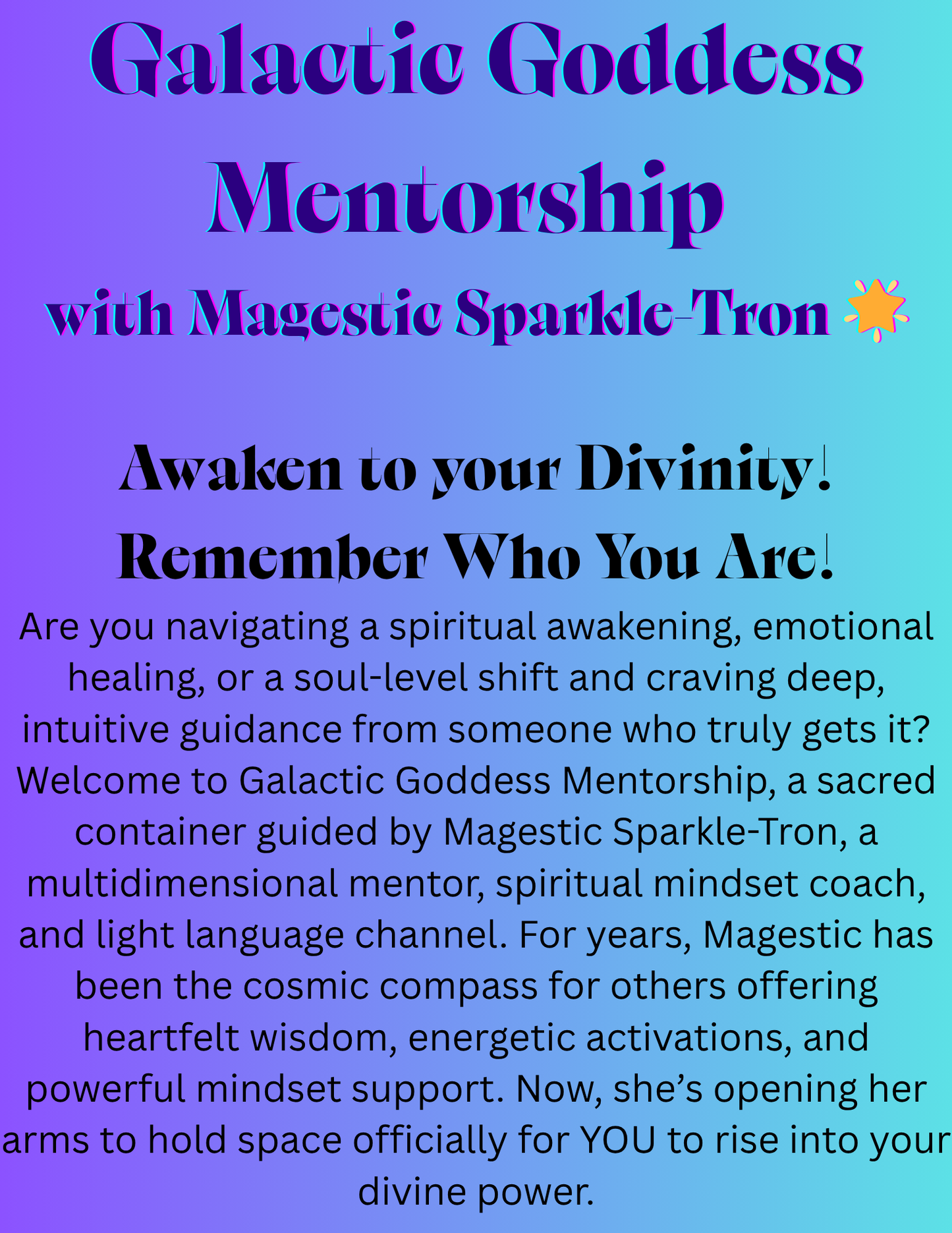 Mentorship with Magestic