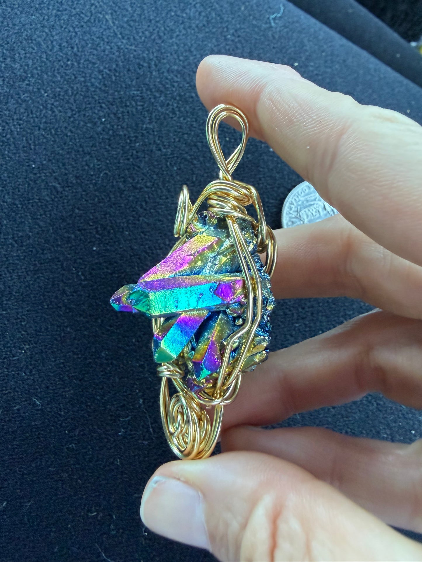 Rainbow titanium cluster of strength