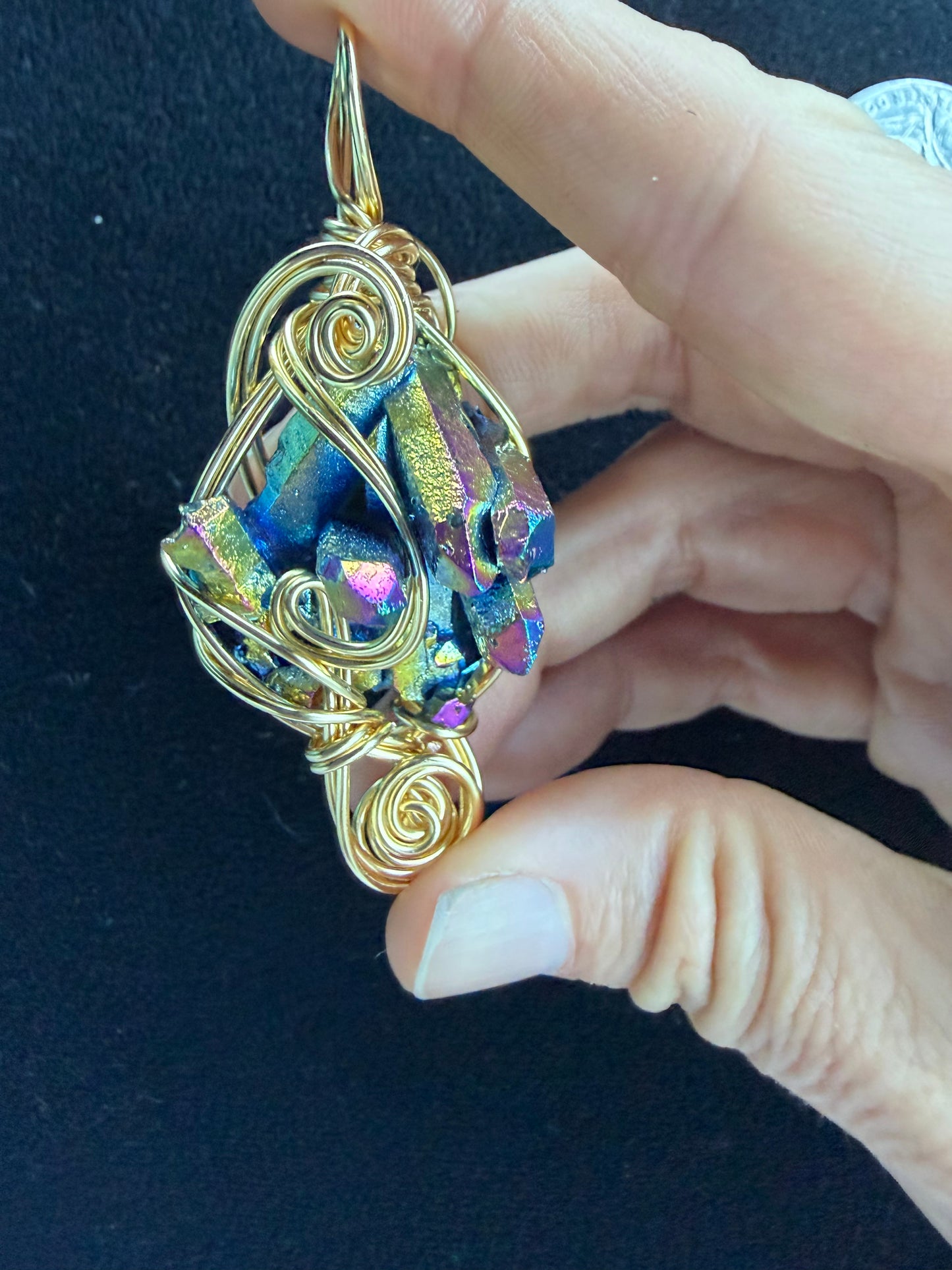 Rainbow titanium cluster of strength