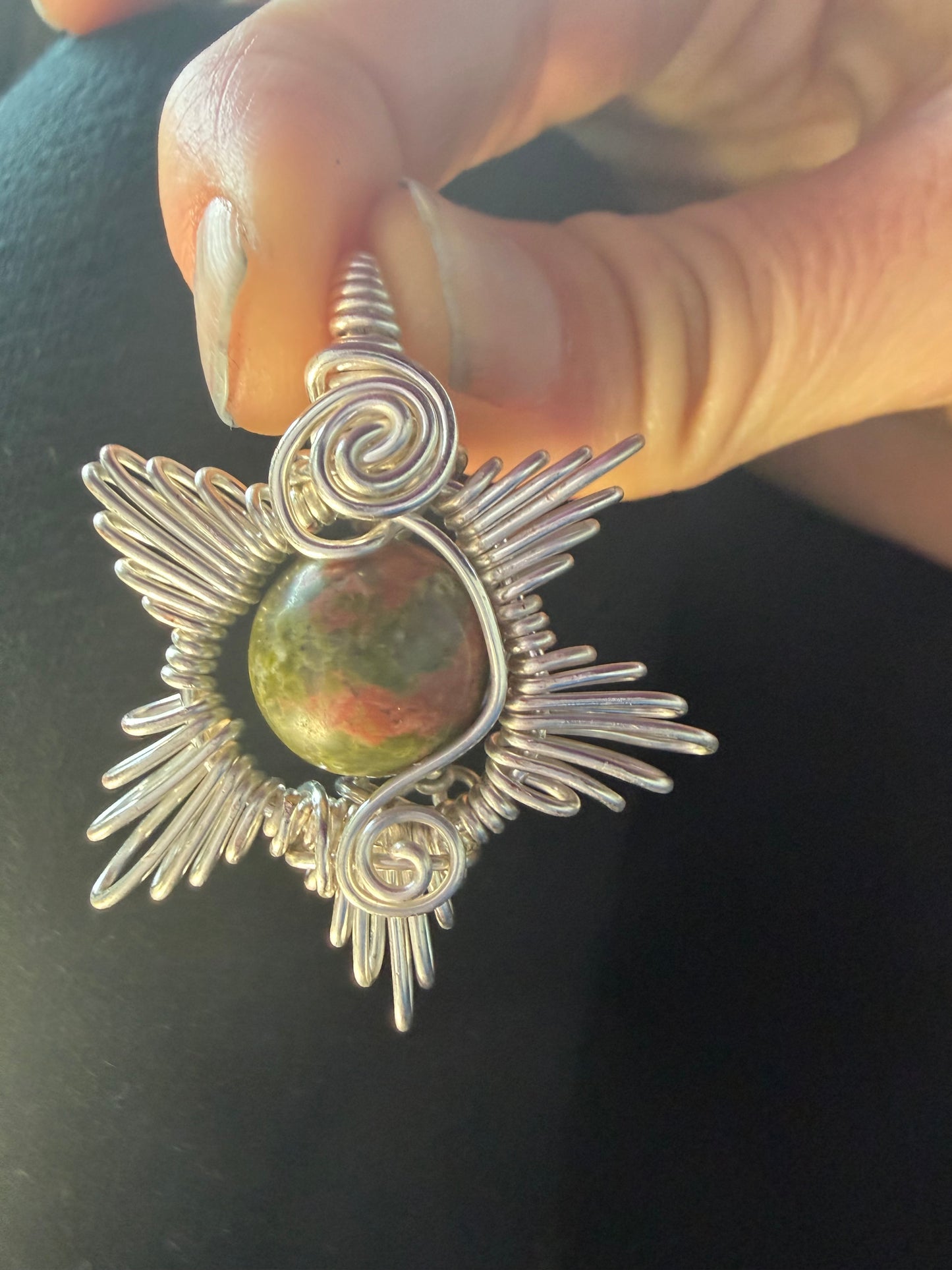 Solar Vitality Jasper Pendant