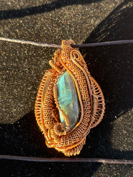 Labradorite talisman for good fortune