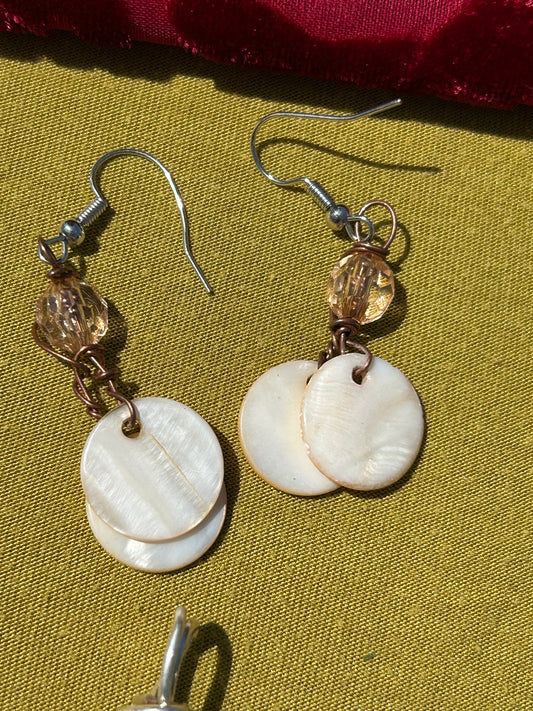 Mother of pearl earrings